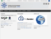 Tablet Screenshot of nti.ufrpe.br