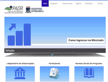 Tablet Screenshot of padr.ufrpe.br