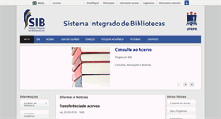 Desktop Screenshot of bc.ufrpe.br