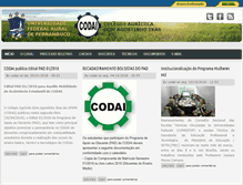 Tablet Screenshot of codai.ufrpe.br